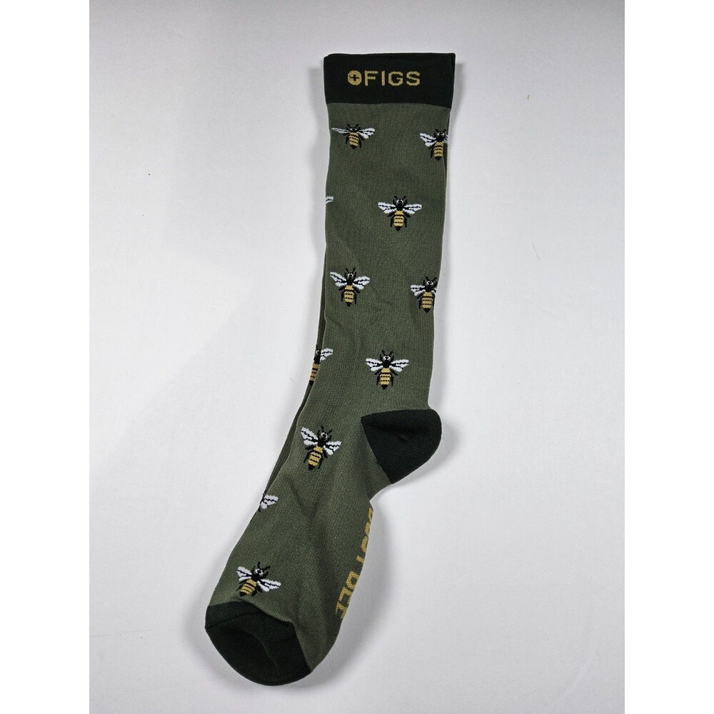 FIGS Compression Busy Bee Nurse Medical Socks Size M